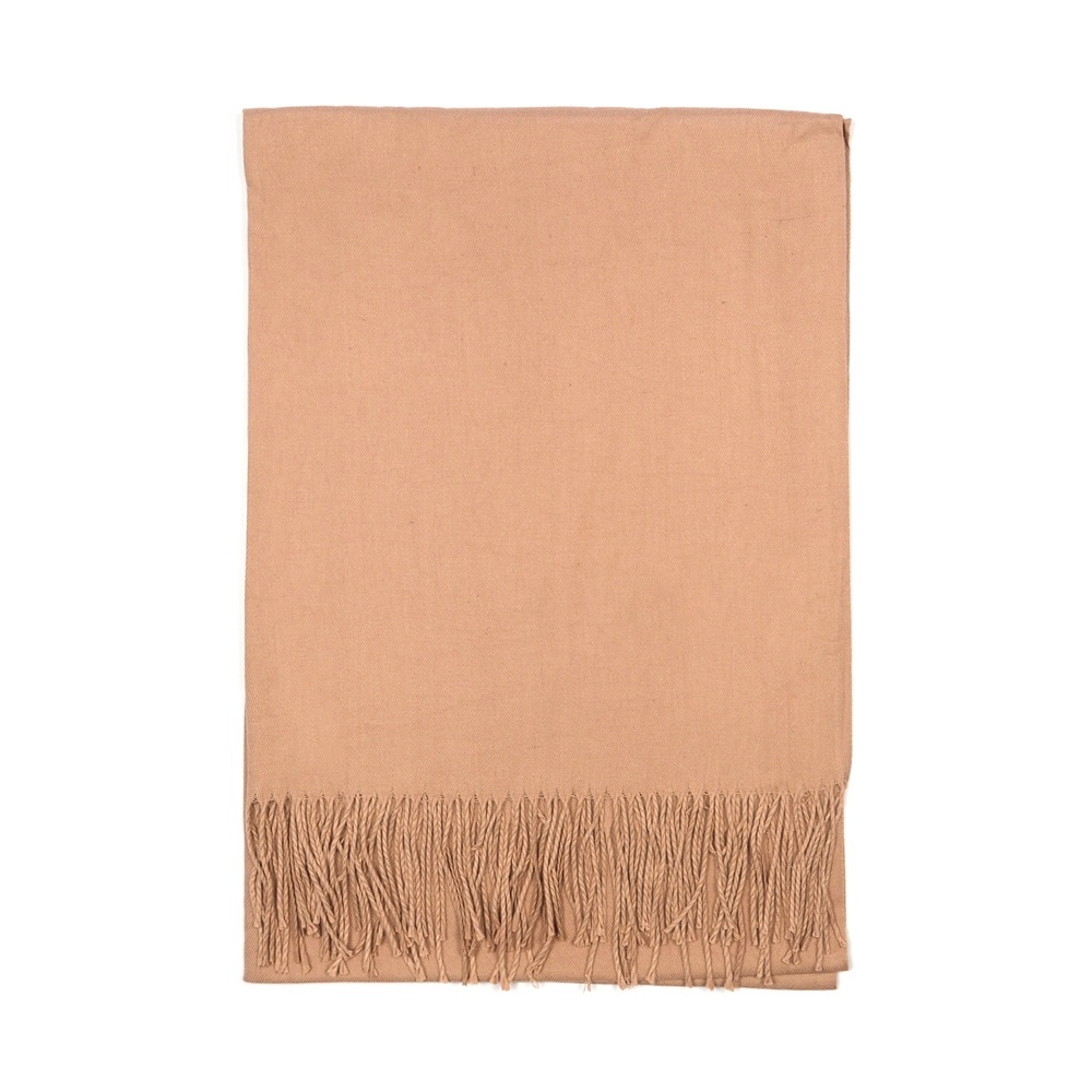 CTC-07 Pudrowo r�owy szal damski zimowy Cashmere Touch Collection 200x70cm